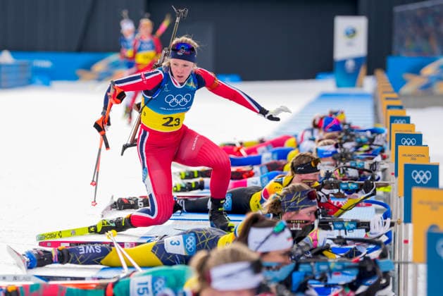 Winter Olympics in Milan Cortina 2026 Anterselva, Italy 20260218. Karoline Knotten from Norway during the 4 x 6 km relay for women in biathlon at the Winter Olympics in Milano Cortina 2026. Photo: Heiko Junge NTB Anterselva Italy EDITORIAL USE ONLY. RESTRICTED USE FOR BETTING COMPANIES Ref:_SPO5XstOBQeJuQ.jpg *** Winter Olympics in Milan Cortina 2026 Anterselva, Italy 20260218 Karoline Knotten from Norway during the 4 x 6 km relay for women in biathlon at the Winter Olympics in Milan Cortina 2026 Photo Heiko Junge NTB Anterselva Italy EDITORIAL USE ONLY RESTRICTED USE FOR BETTING COMPANIES  Copyright: xHeikoxJungex xNTBx