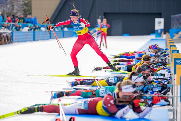 Winter Olympics in Milan Cortina 2026 Anterselva, Italy 20260218. Karoline Knotten from Norway during the 4 x 6 km relay for women in biathlon at the Winter Olympics in Milano Cortina 2026. Photo: Heiko Junge NTB Anterselva Italy EDITORIAL USE ONLY. RESTRICTED USE FOR BETTING COMPANIES Ref:_SPOxOE9WFaN5io.jpg *** Winter Olympics in Milan Cortina 2026 Anterselva, Italy 20260218 Karoline Knotten from Norway during the 4 x 6 km relay for women in biathlon at the Winter Olympics in Milan Cortina 2026 Photo Heiko Junge NTB Anterselva Italy EDITORIAL USE ONLY RESTRICTED USE FOR BETTING COMPANIES  Copyright: xHeikoxJungex xNTBx