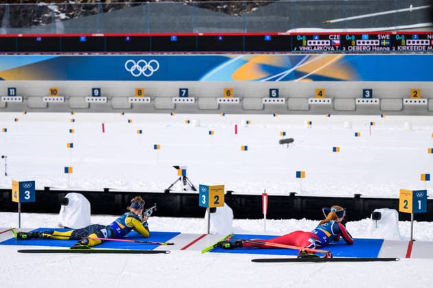 260218 competes in women s biathlon 4 x 6 km relay during day 12 of the 2026 Winter Olympics on February 18, 2026 in Anterselva. Photo: Mathias Bergeld BILDBYRAN kod MB MB1336 skidskytte, biathlon, skiskyting Olympic Games, Olympische Spiele, Olympia, OS olympics, winter *** 260218 competes in women s biathlon 4 x 6 km relay during day 12 of the 2026 Winter Olympics on February 18, 2026 in Anterselva Photo Mathias Bergeld BILDBYRAN kod MB MB1336 biathlon, biathlon, biathlon,olympic games, olympics, winter  Copyright: MATHIASxBERGELD BB260218MB069