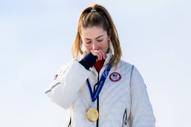 260218 Mikaela Shiffrin of USA celebrates first place in women s alpine skiing slalom during day 12 of the 2026 Winter Olympics on February 18, 2026 in Cortina. Photo: Joel Marklund BILDBYRAN kod JM JM0797 bbeng alpint alpine skiing Olympic Games, Olympische Spiele, Olympia, OS olympics winter olympics os ol olympiska spel vinter-os olympiske leker milano cortina 2026 milan cortina 2026 milano cortina 2026 olympic games milano cortina 2026 winter olympic games milano cortina-os milano cortina-ol vinter-ol slalam dam guld gold *** 260218 Mikaela Shiffrin of USA celebrates first place in women s alpine skiing slalom during day 12 of the 2026 Winter Olympics on February 18, 2026 in Cortina Photo Joel Marklund BILDBYRAN kod JM JM0797 bbeng alpine alpine skiing olympic games olympics winter olympics os ol olympiska spel vinter os olympiske leker milano cortina 2026 milan cortina 2026 milano cortina 2026 olympic games milano cortina 2026 winter olympic games milano cortina os milano cortina ol vinter ol slalam dam guld  Copyright: JOELxMARKLUND BB260218JM208