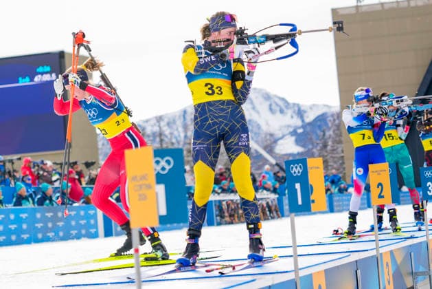 Winter Olympics in Milan Cortina 2026 Anterselva, Italy 20260218. Karoline Knotten from Norway and Elvira Öberg from Sweden during the women s 4 x 6 km relay in biathlon at the Winter Olympics in Milano Cortina 2026. Photo: Heiko Junge NTB Anterselva Italy EDITORIAL USE ONLY. RESTRICTED USE FOR BETTING COMPANIES Ref:_SPOntjzwzGPATk.jpg *** Winter Olympics in Milan Cortina 2026 Anterselva, Italy 20260218 Karoline Knotten from Norway and Elvira Öberg from Sweden during the women s 4 x 6 km relay in biathlon at the Winter Olympics in Milano Cortina 2026 Photo Heiko Junge NTB Anterselva Italy EDITORIAL USE ONLY RESTRICTED USE FOR BETTING COMPANIES  Copyright: xHeikoxJungex xNTBx