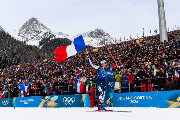 260218 Julia Simon of France competes in women s biathlon 4 x 6 km relay during day 12 of the 2026 Winter Olympics on February 18, 2026 in Anterselva. Photo: Mathias Bergeld BILDBYRAN kod MB MB1336 skidskytte biathlon skiskyting Olympic Games, Olympische Spiele, Olympia, OS olympics winter olympics os ol olympiska spel vinter-os olympiske leker milano cortina 2026 milan cortina 2026 milano cortina 2026 olympic games milano cortina 2026 winter olympic games milano cortina-os milano cortina-ol vinter-ol 12 bbeng relay stafett jubel *** 260218 Julia Simon of France competes in women s biathlon 4 x 6 km relay during day 12 of the 2026 Winter Olympics on February 18, 2026 in Anterselva Photo Mathias Bergeld BILDBYRAN code MB MB1336 biathlon biathlon biathlon olympic games olympics olympics winter olympics os ol olympic games winter os olympic games milano cortina 2026 milan cortina 2026 milano cortina 2026 olympic games milano cortina 2026 winter olympic games milano cortina os milano cortina ol winter ol 12 bbeng relay relay cheer  Copyright: MATHIASxBERGELD BB260218MB113