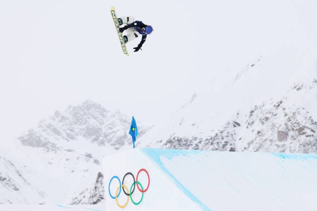 Mari Fukada (JPN), FEBRUARY 18, 2026 - Snowboarding : Women s Slopestyle Final during the Milano Cortina 2026 Olympic Winter games, Winterspiele,Spiele, Summer games at Livigno Snow Park in Livigno, Italy.  aflo_320372652