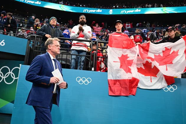 XXV Winter Olympic Games, Olympische Spiele, Olympia, OS in Milan, Italy, on February 18, 2026. Men s Ice hockey, Eishockey preliminary round playoffs, Czech Republic vs. Canada. Czech coach Radim Rulik. (CTKxPhoto MichalxKamaryt) CTKPhotoP2026021808700  CTKPhotoP2026021808700