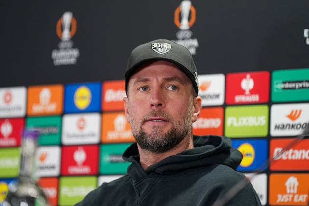 Football, EL, VfB Stuttgart, Press conference