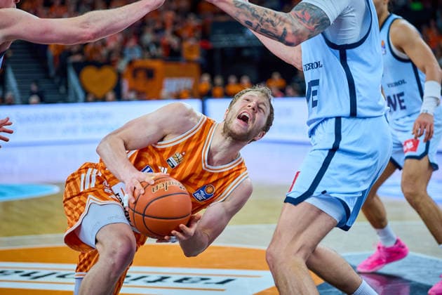 GER, ratiopharm ulm vs EWE Baskets Oldenburg, Basketball, Matchday 19, EasyCredit BBL, Season 2025 2026, 18 02 2026 GER, ratiopharm ulm vs EWE Baskets Oldenburg, Basketball, Matchday 19, EasyCredit BBL, Season 2025 2026, 18 02 2026 Neu Ulm Copyright: xEibner-Pressefoto GeraldxOelze-dexStoppanyx EP_ODS