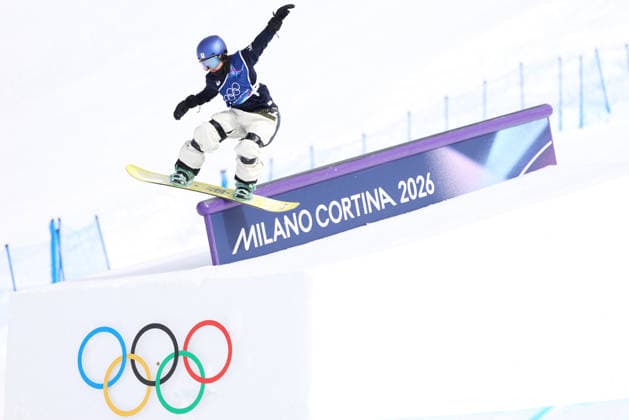 Mari Fukada (JPN), FEBRUARY 18, 2026 - Snowboarding : Women s Slopestyle Final during the Milano Cortina 2026 Olympic Winter games, Winterspiele,Spiele, Summer games at Livigno Snow Park in Livigno, Italy.  aflo_320381174