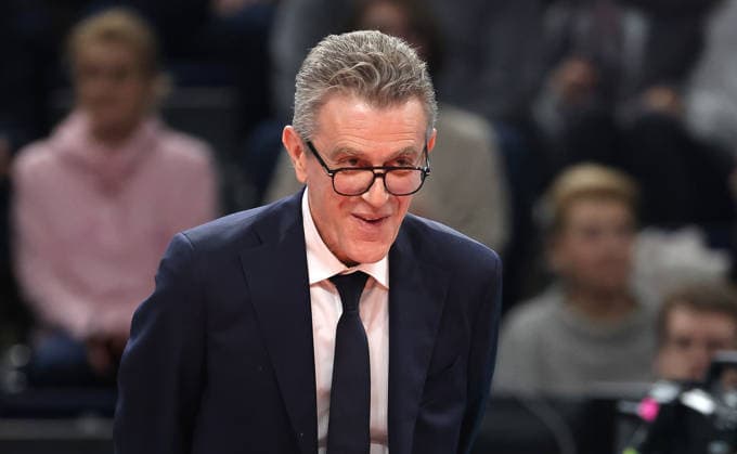 Coach Engel Lorenzetti Perugia Portrait Portrait single image close up Sport Volleyball CEV Champions League Men Season 2025 2026 18 02 2026 BR Volleys Berlin BRV vs Sir Sicoma Monini Perugia