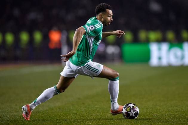 Jacob Murphy of Newcastle United Football Club runs with the ball Qarabag v Newcastle United, UEFA Champions League, Knockout Round Play-Offs, First Leg, Football, Tofig Bahramov Republican Stadium, Baku, Azerbaijan - 18 Feb 2026Baku Tofig Bahramov Republican Stadiu Azerbaijan EDITORIAL USE ONLY No use with unauthorised audio, video, data, fixture lists, club league logos or live services. Online in-match use limited to 120 images, no video emulation. No use in betting, games or single club league player publications.  Copyright: xElmirxKarimov Shutterstockx 16660416cb