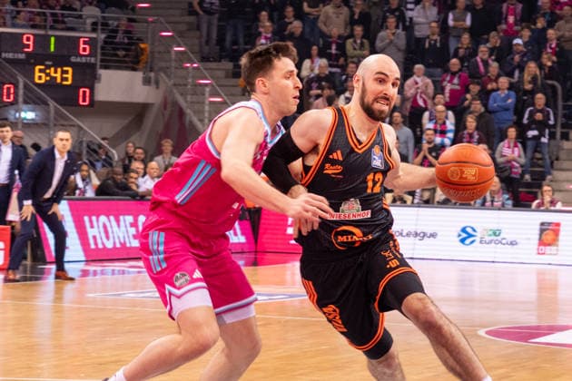 Germany 1 Bundesliga Basketball easyCredit BBL 2025 2026 Telekom Bonn vs SC RASTA Vechta 21 Matchday, 18 02 2026 Telekom Dome Bonn in action SC Rasta Vechta, 12 Copyright: xOrhanxHabashx