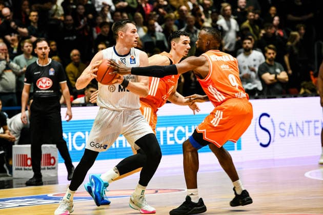 easyCredit Basketball Bundesliga, Matchday 21, Niners Chemnitz MLP Academics Heidelberg 18 02 2026 from 20 Copyright: xEHLxMedia MichelxKöhlerx 20261802-Niners-Heidelberg_002