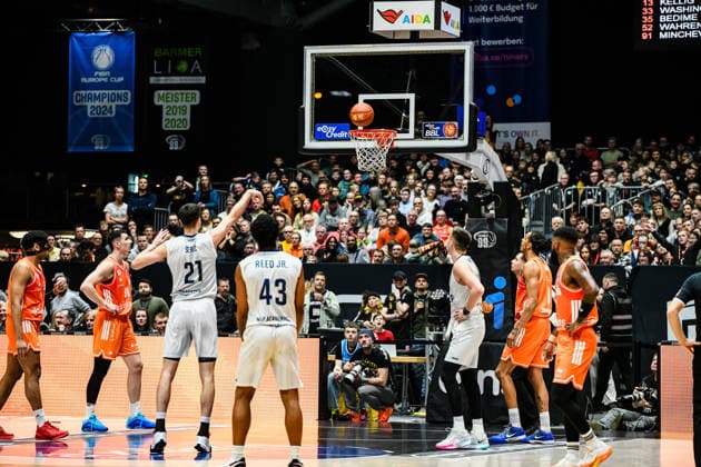 easyCredit Basketball Bundesliga, Matchday 21, Niners Chemnitz MLP Academics Heidelberg 18 02 2026 from 20 Copyright: xEHLxMedia MichelxKöhlerx 20261802-Niners-Heidelberg_013