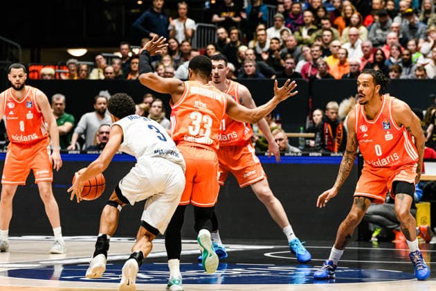 easyCredit Basketball Bundesliga, Matchday 21, Niners Chemnitz MLP Academics Heidelberg 18 02 2026 from 20 Copyright: xEHLxMedia MichelxKöhlerx 20261802-Niners-Heidelberg_025