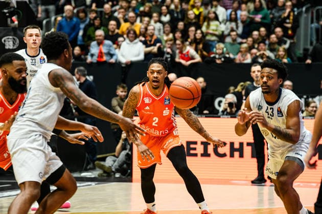 easyCredit Basketball Bundesliga, Matchday 21, Niners Chemnitz MLP Academics Heidelberg 18 02 2026 from 20 Copyright: xEHLxMedia MichelxKöhlerx 20261802-Niners-Heidelberg_035