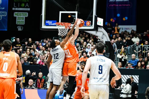 easyCredit Basketball Bundesliga, Matchday 21, Niners Chemnitz MLP Academics Heidelberg 18 02 2026 from 20 Copyright: xEHLxMedia MichelxKöhlerx 20261802-Niners-Heidelberg_041