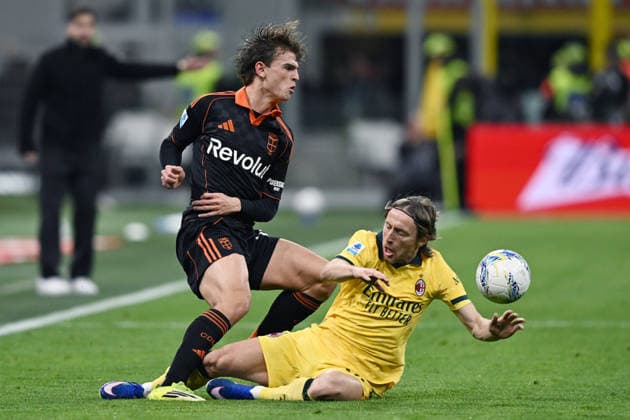 Db Milano18 02 2026 - campionato di calcio serie A Milan-Como foto Daniele Buffa Image nella foto: Nico Paz-Luka Modric 