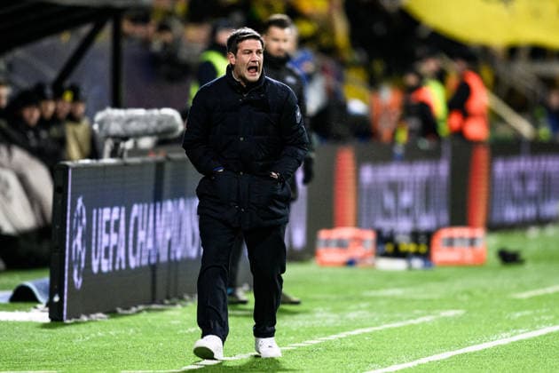 260218 Head coach Cristian Chivu of Inter during the UEFA Champions League football match between Bodo Glimt and Inter on February 18, 2026 in Bodo Photo Marius Simensen BILDBYRAN COP 238 MM0055 bbeng football fotball fotboll soccer uefa champions league mesterligaen bodo glimt inter fc internazionale milano  Copyright: MARIUSxSIMENSEN BB260218ZA095