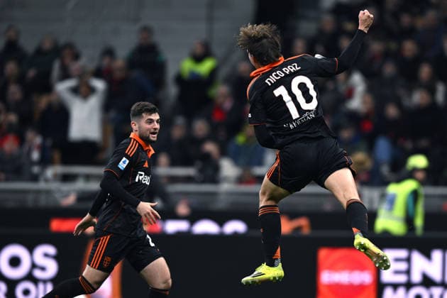 Db Milano18 02 2026 - campionato di calcio serie A Milan-Como foto Daniele Buffa Image nella foto: esultanza gol Nico Paz 