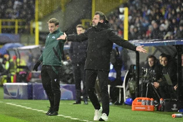Club Brugge v Atletico de Madrid - UEFA Champions League BRUGGE, BELGIUM - FEBRUARY 18 : Leko Ivan head coach of Club Brugge during the UEFA Champions League 2025 26 knockout phase play-off match first leg between Club Brugge and Atletico de Madrid on February 18, 2026 in Brugge, Belgium, 18 02 2026 Brugge Belgium  Copyright: xJanxDexMeuleneirx