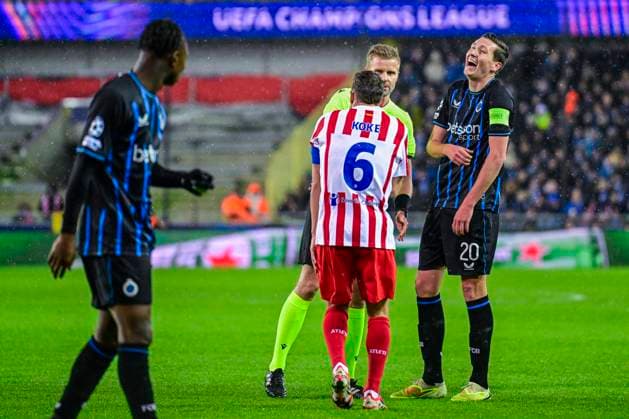 Club Brugge v Atletico de Madrid - UEFA Champions League BRUGGE, BELGIUM - FEBRUARY 18 : Vanaken Hans midfielder of Club Brugge during the UEFA Champions League 2025 26 knockout phase play-off match first leg between Club Brugge and Atletico de Madrid on February 18, 2026 in Brugge, Belgium, 18 02 2026 Brugge Belgium  Copyright: xJanxDexMeuleneirx