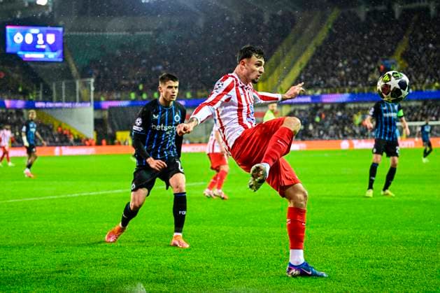 Club Brugge v Atletico de Madrid - UEFA Champions League BRUGGE, BELGIUM - FEBRUARY 18 : Player of Atletico Madrid during the UEFA Champions League 2025 26 knockout phase play-off match first leg between Club Brugge and Atletico de Madrid on February 18, 2026 in Brugge, Belgium, 18 02 2026 Brugge Belgium  Copyright: xJanxDexMeuleneirx