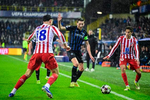 Club Brugge v Atletico de Madrid - UEFA Champions League BRUGGE, BELGIUM - FEBRUARY 18 : Vanaken Hans midfielder of Club Brugge during the UEFA Champions League 2025 26 knockout phase play-off match first leg between Club Brugge and Atletico de Madrid on February 18, 2026 in Brugge, Belgium, 18 02 2026 Brugge Belgium  Copyright: xJanxDexMeuleneirx