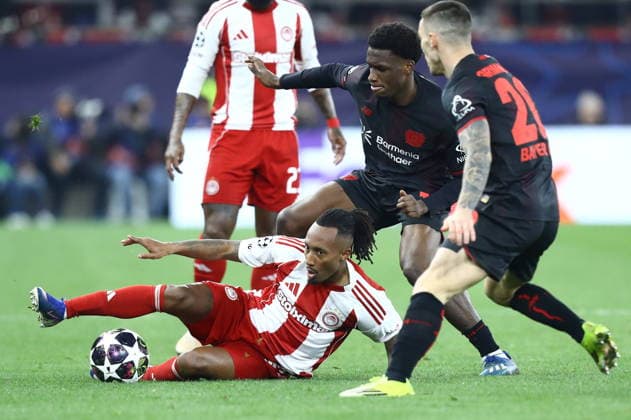 Football, CL, Olympiacos Piraeus - Bayer 04 Leverkusen