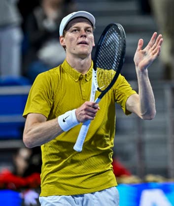 ATP, Tennis Herren QATAR EXXONMOBIL OPEN-ROUND OF 16 Jannik Sinner of Italy celebrates after winning against Alexei Popyrin of Australia in the Round of q6 at the ATP men s Qatar ExxonMobil Open 2026 tennis tournament at the Khalifa International Tennis Complex in Doha, Qatar, on February 18 2026. DOHA Qatar Copyright: xNOUSHADx
