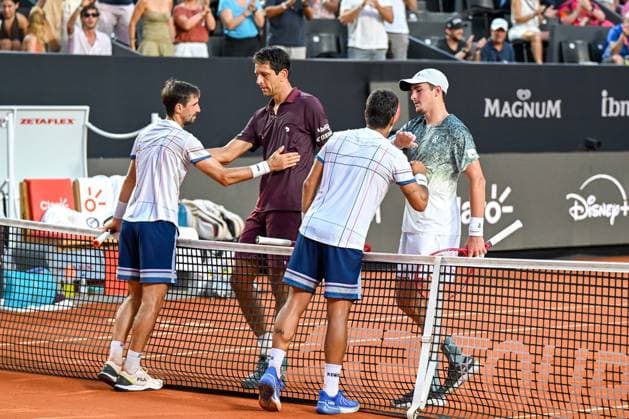Rio Open 2026 RIO DE JANEIRO, RJ - 18.02.2026: RIO OPEN 2026 - Joao Fonseca Melo in a match against Gonzalez Molteni, doubles match, at the 11th edition of the Rio Open which takes place at the Jockey Club Brasileiro on the afternoon of this Wednesday (18), in Rio de Janeiro (Photo: Celso Pupo Fotoarena) x2890884x  CelsoxPupo
