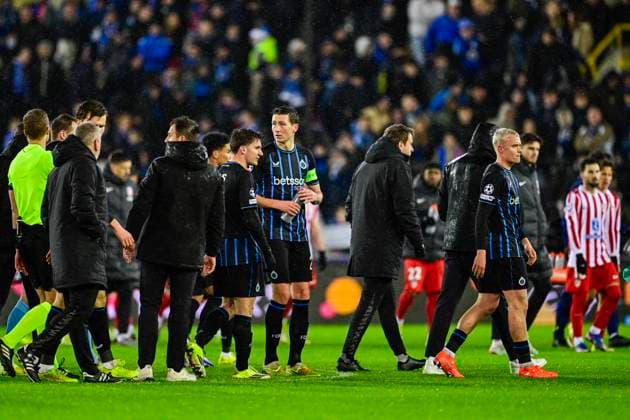 Club Brugge v Atletico de Madrid - UEFA Champions League BRUGGE, BELGIUM - FEBRUARY 18 : Vanaken Hans midfielder of Club Brugge after the game during the UEFA Champions League 2025 26 knockout phase play-off match first leg between Club Brugge and Atletico de Madrid on February 18, 2026 in Brugge, Belgium, 18 02 2026 Brugge Belgium  Copyright: xJanxDexMeuleneirx