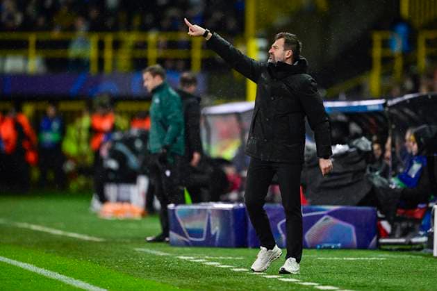 Club Brugge v Atletico de Madrid - UEFA Champions League BRUGGE, BELGIUM - FEBRUARY 18 : Leko Ivan head coach of Club Brugge in action during the UEFA Champions League 2025 26 knockout phase play-off match first leg between Club Brugge and Atletico de Madrid on February 18, 2026 in Brugge, Belgium, 18 02 2026 Brugge Belgium  Copyright: xJanxDexMeuleneirx