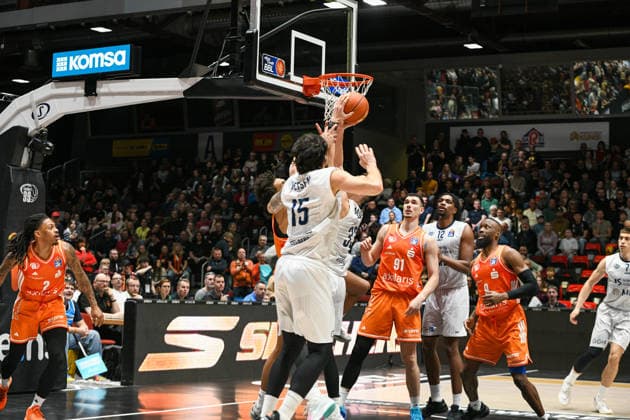 easyCredit Basketball Bundesliga, Matchday 21, Niners Chemnitz MLP Academics Heidelberg 18 02 2026 from 20 Copyright: xEHLxMedia MichelxKöhlerx 20261802-Niners-Heidelberg_048