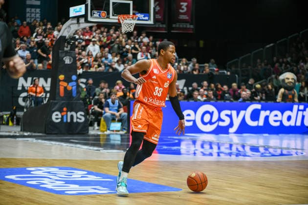 easyCredit Basketball Bundesliga, Matchday 21, Niners Chemnitz MLP Academics Heidelberg 18 02 2026 from 20 Copyright: xEHLxMedia MichelxKöhlerx 20261802-Niners-Heidelberg_065