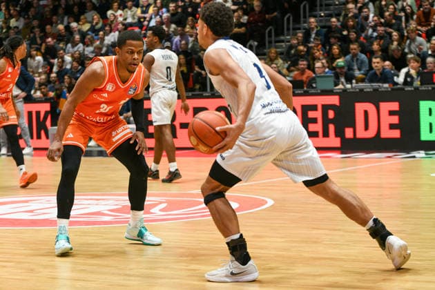 easyCredit Basketball Bundesliga, Matchday 21, Niners Chemnitz MLP Academics Heidelberg 18 02 2026 from 20 Copyright: xEHLxMedia MichelxKöhlerx 20261802-Niners-Heidelberg_067