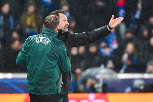 Club Brugge v Atletico de Madrid - UEFA Champions League BRUGGE, BELGIUM - FEBRUARY 18 : Leko Ivan head coach of Club Brugge in action during the UEFA Champions League 2025 26 knockout phase play-off match first leg between Club Brugge and Atletico de Madrid on February 18, 2026 in Brugge, Belgium, 18 02 2026 Brugge Belgium  Copyright: xVincentxKalutx