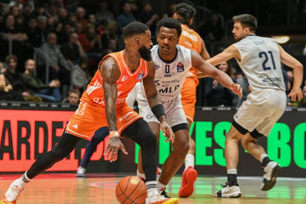 easyCredit Basketball Bundesliga, Matchday 21, Niners Chemnitz MLP Academics Heidelberg 18 02 2026 from 20 Copyright: xEHLxMedia MichelxKöhlerx 20261802-Niners-Heidelberg_050