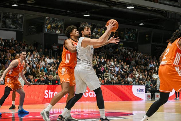 easyCredit Basketball Bundesliga, Matchday 21, Niners Chemnitz MLP Academics Heidelberg 18 02 2026 from 20 Copyright: xEHLxMedia MichelxKöhlerx 20261802-Niners-Heidelberg_051