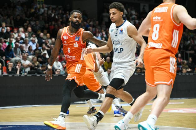 easyCredit Basketball Bundesliga, Matchday 21, Niners Chemnitz MLP Academics Heidelberg 18 02 2026 from 20 Copyright: xEHLxMedia MichelxKöhlerx 20261802-Niners-Heidelberg_054