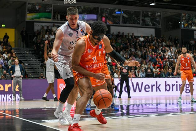 easyCredit Basketball Bundesliga, Matchday 21, Niners Chemnitz MLP Academics Heidelberg 18 02 2026 from 20 Copyright: xEHLxMedia MichelxKöhlerx 20261802-Niners-Heidelberg_057