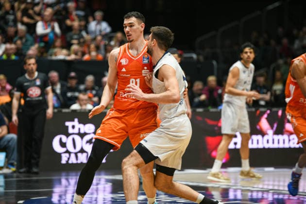 easyCredit Basketball Bundesliga, Matchday 21, Niners Chemnitz MLP Academics Heidelberg 18 02 2026 from 20 Copyright: xEHLxMedia MichelxKöhlerx 20261802-Niners-Heidelberg_058