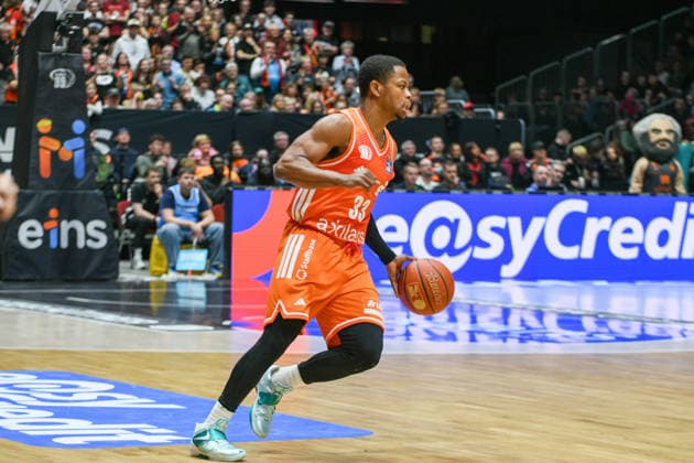 easyCredit Basketball Bundesliga, Matchday 21, Niners Chemnitz MLP Academics Heidelberg 18 02 2026 from 20 Copyright: xEHLxMedia MichelxKöhlerx 20261802-Niners-Heidelberg_066