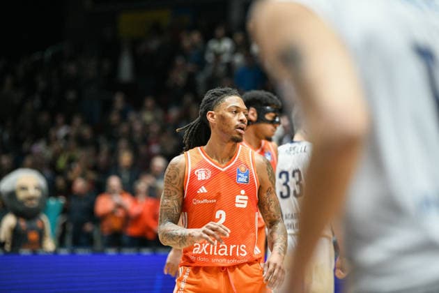 easyCredit Basketball Bundesliga, Matchday 21, Niners Chemnitz MLP Academics Heidelberg 18 02 2026 from 20 Copyright: xEHLxMedia MichelxKöhlerx 20261802-Niners-Heidelberg_091