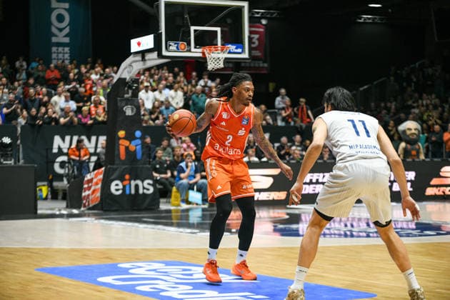 easyCredit Basketball Bundesliga, Matchday 21, Niners Chemnitz MLP Academics Heidelberg 18 02 2026 from 20 Copyright: xEHLxMedia MichelxKöhlerx 20261802-Niners-Heidelberg_097