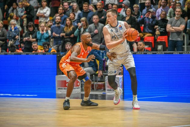 easyCredit Basketball Bundesliga, Matchday 21, Niners Chemnitz MLP Academics Heidelberg 18 02 2026 from 20 Copyright: xEHLxMedia MichelxKöhlerx 20261802-Niners-Heidelberg_083