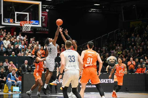 easyCredit Basketball Bundesliga, Matchday 21, Niners Chemnitz MLP Academics Heidelberg 18 02 2026 from 20 Copyright: xEHLxMedia MichelxKöhlerx 20261802-Niners-Heidelberg_086