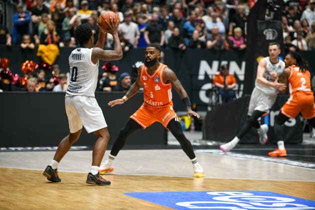 easyCredit Basketball Bundesliga, Matchday 21, Niners Chemnitz MLP Academics Heidelberg 18 02 2026 from 20 Copyright: xEHLxMedia MichelxKöhlerx 20261802-Niners-Heidelberg_081