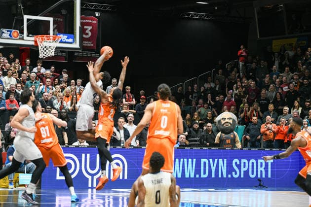 easyCredit Basketball Bundesliga, Matchday 21, Niners Chemnitz MLP Academics Heidelberg 18 02 2026 from 20 Copyright: xEHLxMedia MichelxKöhlerx 20261802-Niners-Heidelberg_114