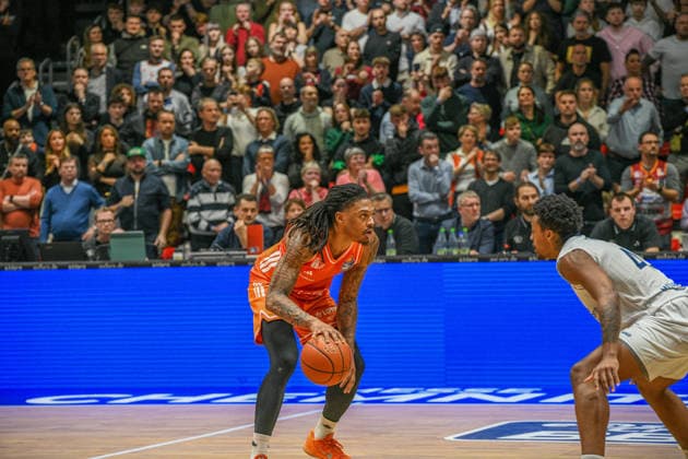 easyCredit Basketball Bundesliga, Matchday 21, Niners Chemnitz MLP Academics Heidelberg 18 02 2026 from 20 Copyright: xEHLxMedia MichelxKöhlerx 20261802-Niners-Heidelberg_116