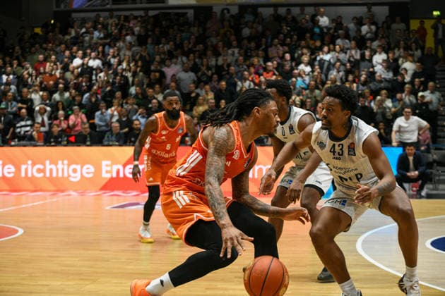 easyCredit Basketball Bundesliga, Matchday 21, Niners Chemnitz MLP Academics Heidelberg 18 02 2026 from 20 Copyright: xEHLxMedia MichelxKöhlerx 20261802-Niners-Heidelberg_117