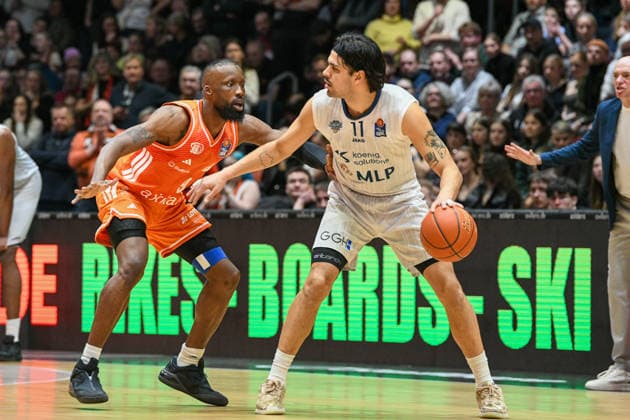 easyCredit Basketball Bundesliga, Matchday 21, Niners Chemnitz MLP Academics Heidelberg 18 02 2026 from 20 Copyright: xEHLxMedia MichelxKöhlerx 20261802-Niners-Heidelberg_125
